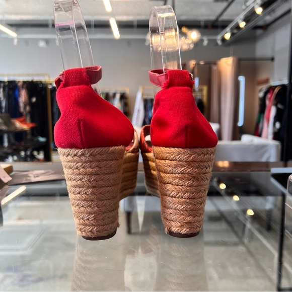 Tory Burch Sherri Floral Wedge Espadrille Platform Sandal - Picture 4 of 5